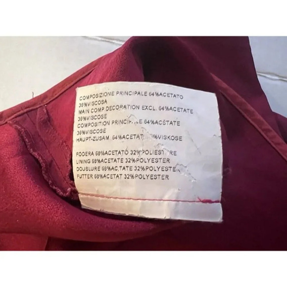 LAVIA 18 Size 14 Women's‎ Burgundy Business Knee Length Dress UK 18 EU 46 - Picture 7 of 7